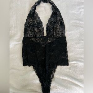 Adore Me Black Lace Lingerie NWT